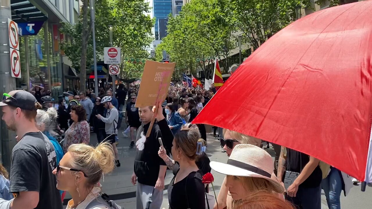 Melbourne Freedom Rally 200k plus!