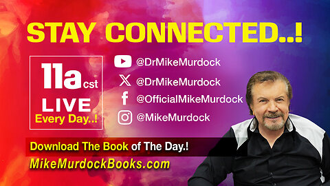 Wed, June 5 - LIVE With Dr. Mike Murdock..!