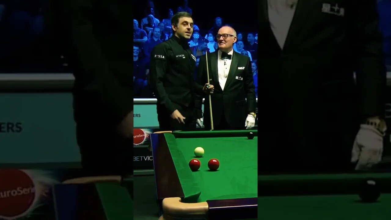 🎱Only Ronnie O’Sullivan… 🤣 #snooker #pool #trickshot #ronnieosullivan #funny