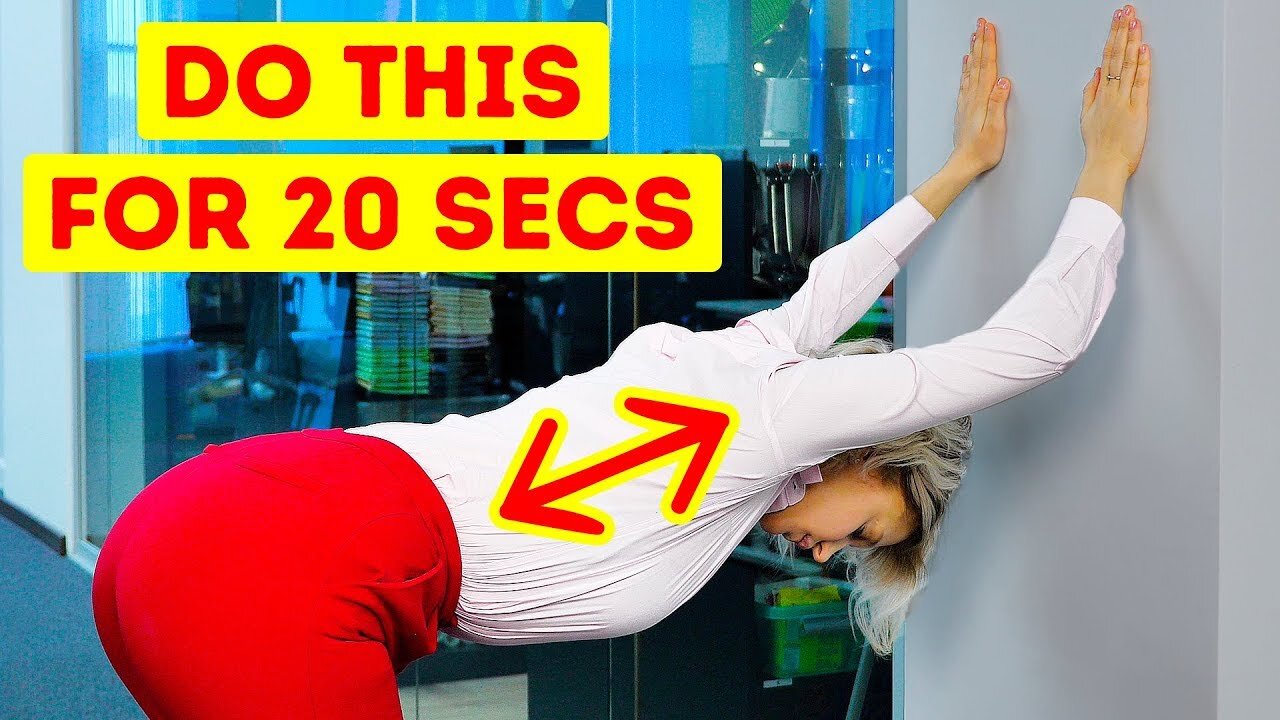 DO THIS FOR 20 SECONDS, AND SAY GOODBYE TO BACK PAIN