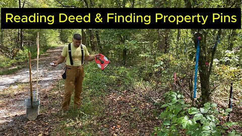 How to read your deed to find your property pins property lines