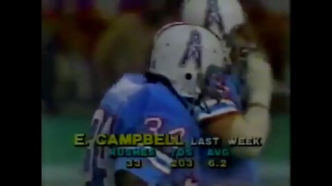 1980-10-26 Cincinnati Bengals vs Houston Oilers