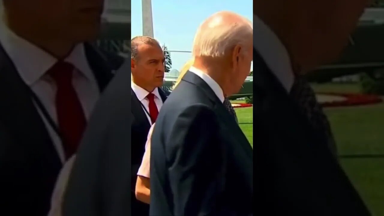 Jill Biden Pulls Joe Away From Reporters