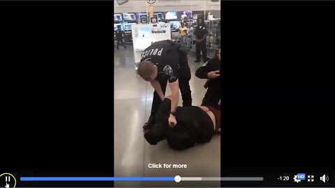 Walmart Arrest By Two Cops That Takes A Long Time - Taser Failure Again