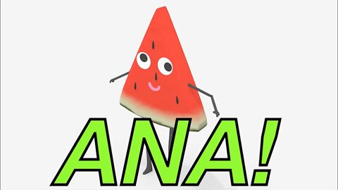 Happy Birthday ANA! - WATERMELON Birthday Song