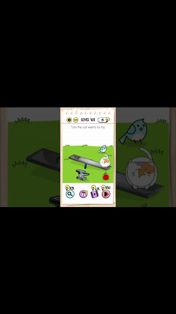 Brain Test Tricky Puzzles Level 103 Tom the cat wants to fly.