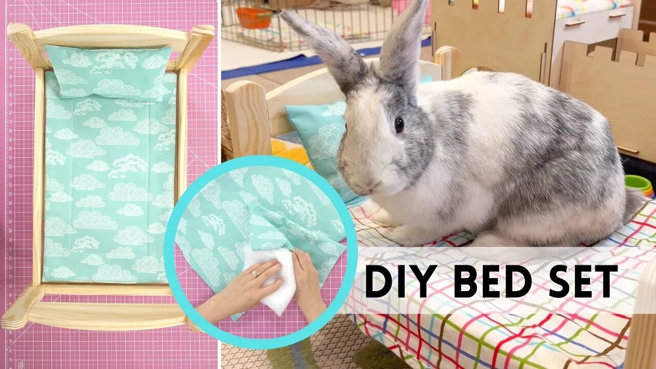 DIY Bed Set for IKEA Duktig Bed | Easy Sewing Project Tutorial