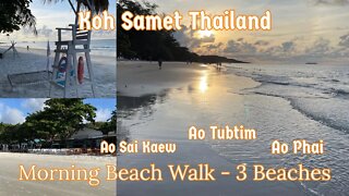 Morning Beach Walk - Koh Samet Island - 3 Beaches