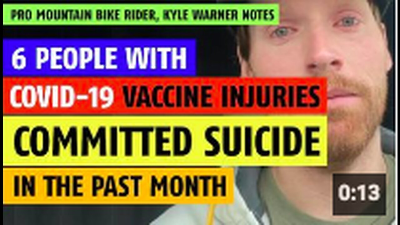 6 suicides in the past month of people with COVID vaccine injuries