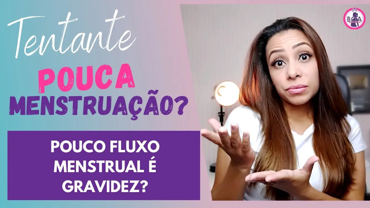 POUCA MENSTRUAÇÃO COM COR MARROM OU ROSA CLARO, O QUE ISSO SIGNIFICA? | Boa Gravidez