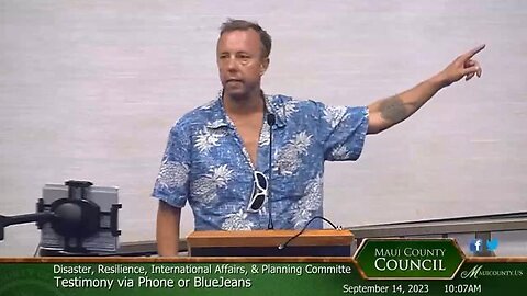 Lahaina Maui Fires Maui County Council Sep 14 2023 Disaster Resilience Planning Committee