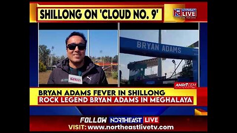 Bryan Adams To Rock Shillong Today, Fans Gather In Large Numbers For Mega Concert