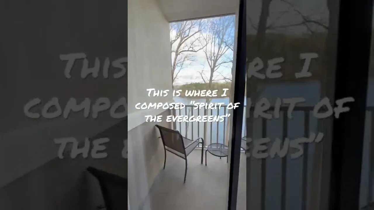 This is where I composed “Spirit of the Evergreens”