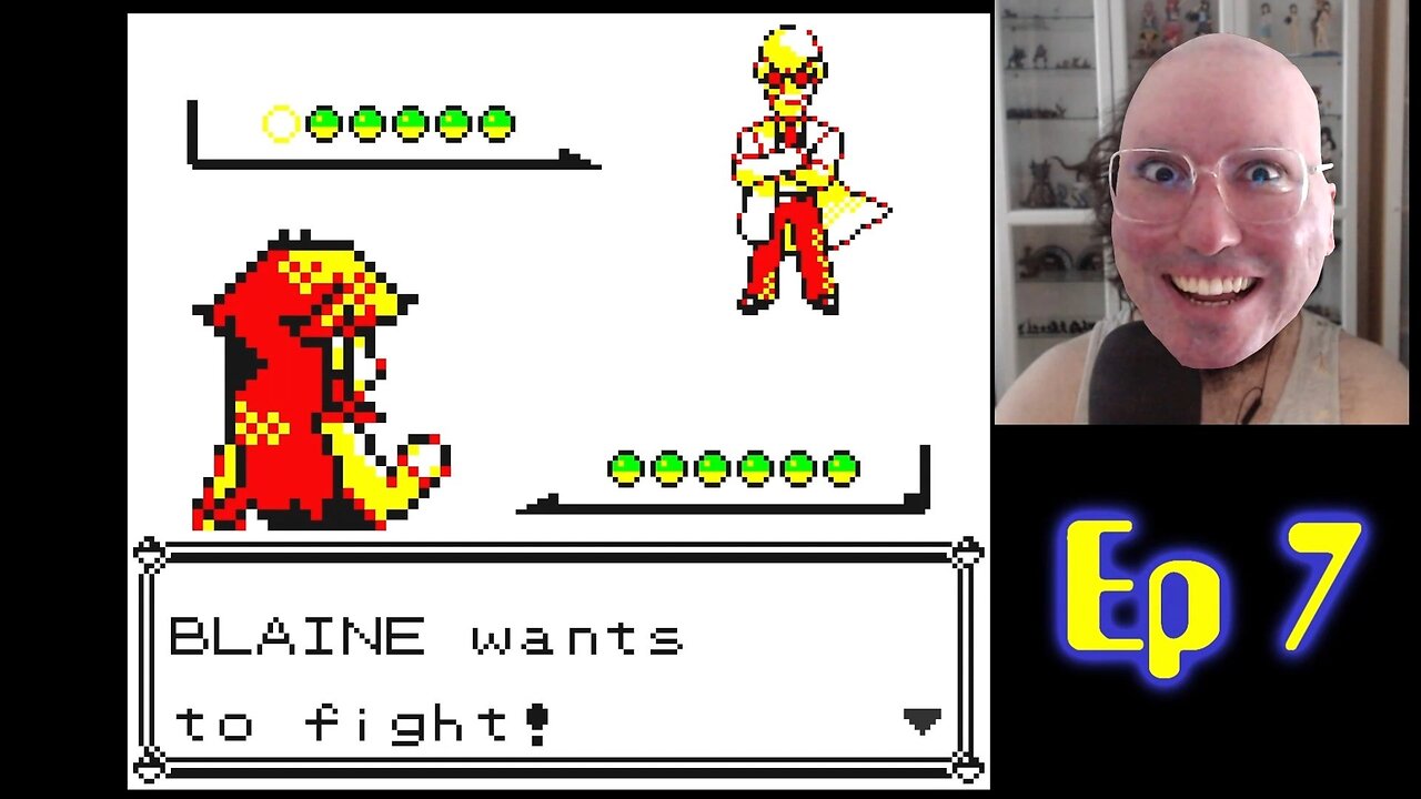 Let's Play! Pokémon Yellow Legacy part 7 Blaine the bald