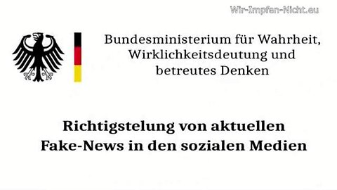 News vom Ministerium für Wahrheit und betreutes Denken