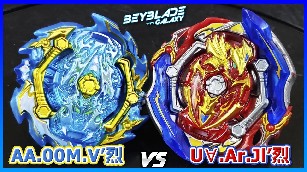 ACE ASHURA .00M.V' RETSU vs UNION ACHILLES .Ar.Jl' RETSU - Beyblade Burst ベイブレードバースト