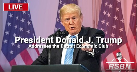 Trump Addresses the Detroit Economic Club - WATCH PARTY! 10.10.2024 - 2pm ET