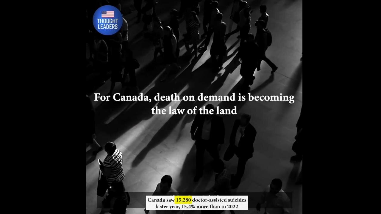 Euthanasia is now a top cause of death in Canada says Wesley J. Smith