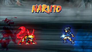 Naruto Classic 1 Tail VS Sasuke Classic Sharingan - Naruto | Mugen