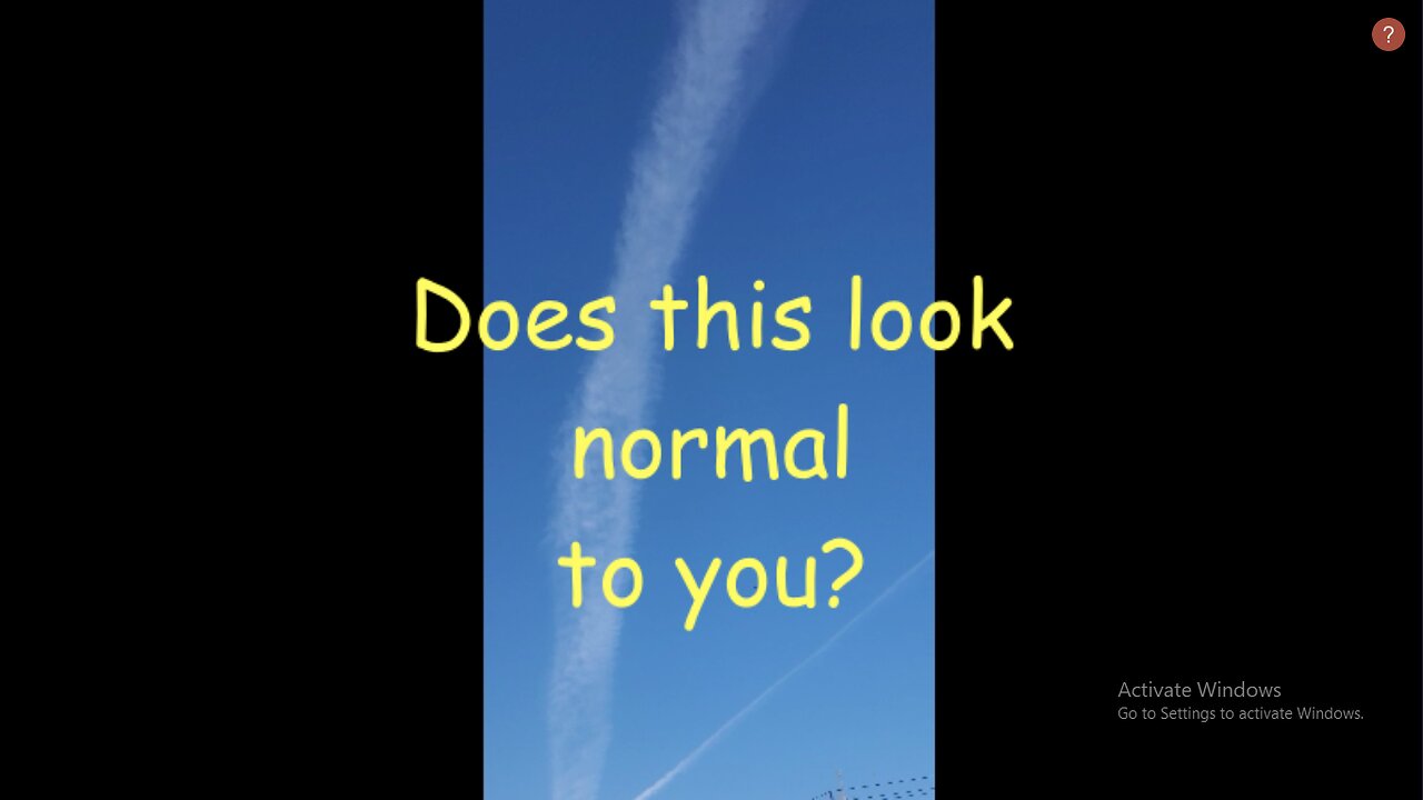Suspicious Chemtrails