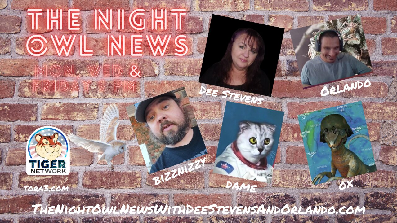 Night Owl News With Dee Stevens, Orlando, Dame, Ox & Bizznizzy 'Trump & Tucker'-- 08/23/2023