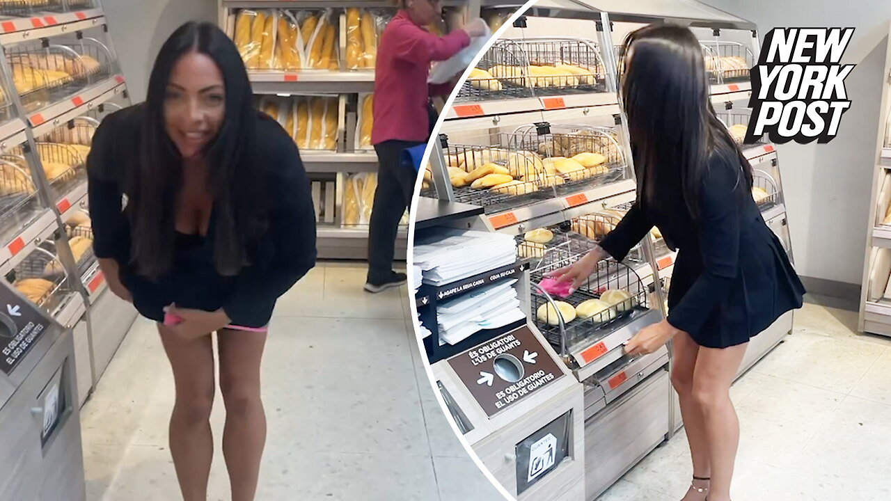 Model leaves her used underwear among supermarket food