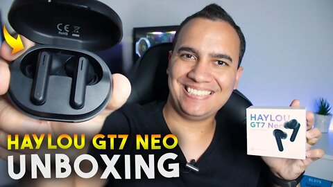 MENOS DE R$100! FONE Haylou GT7 Neo, BOM e BARATO! Unboxing e detalhes