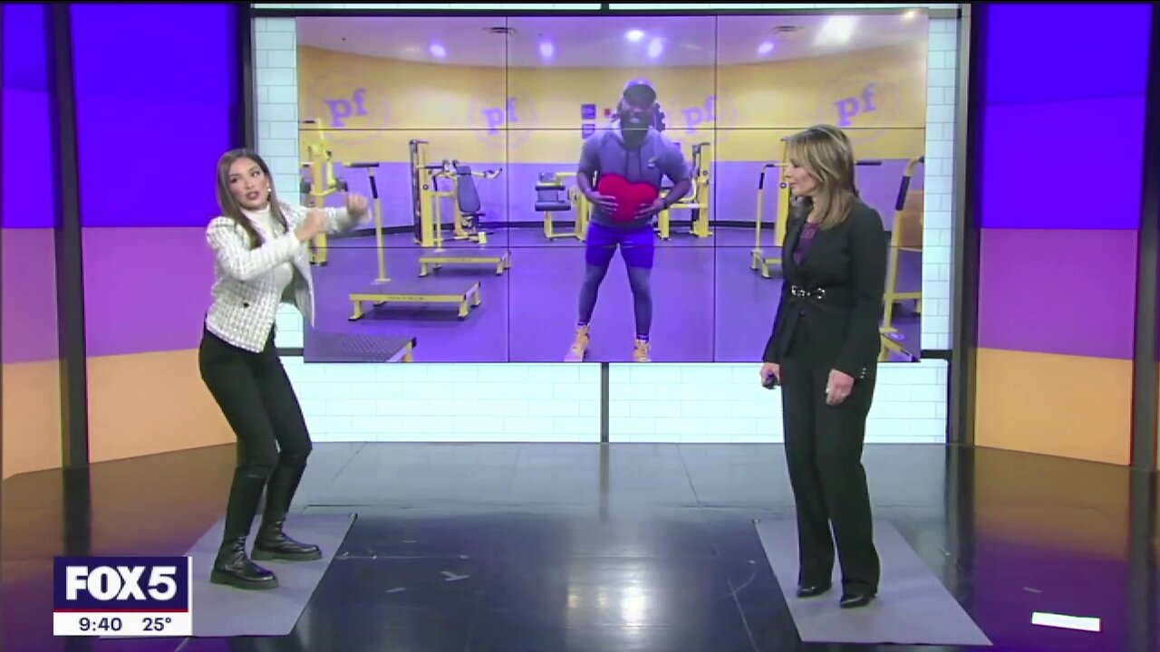 Bianca brought her exercise boots