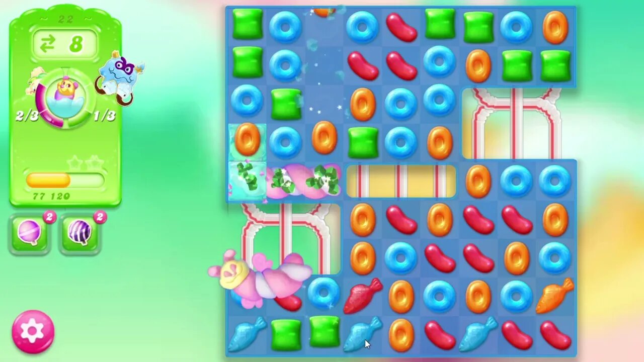 Candy Crush Jelly Saga Level 22