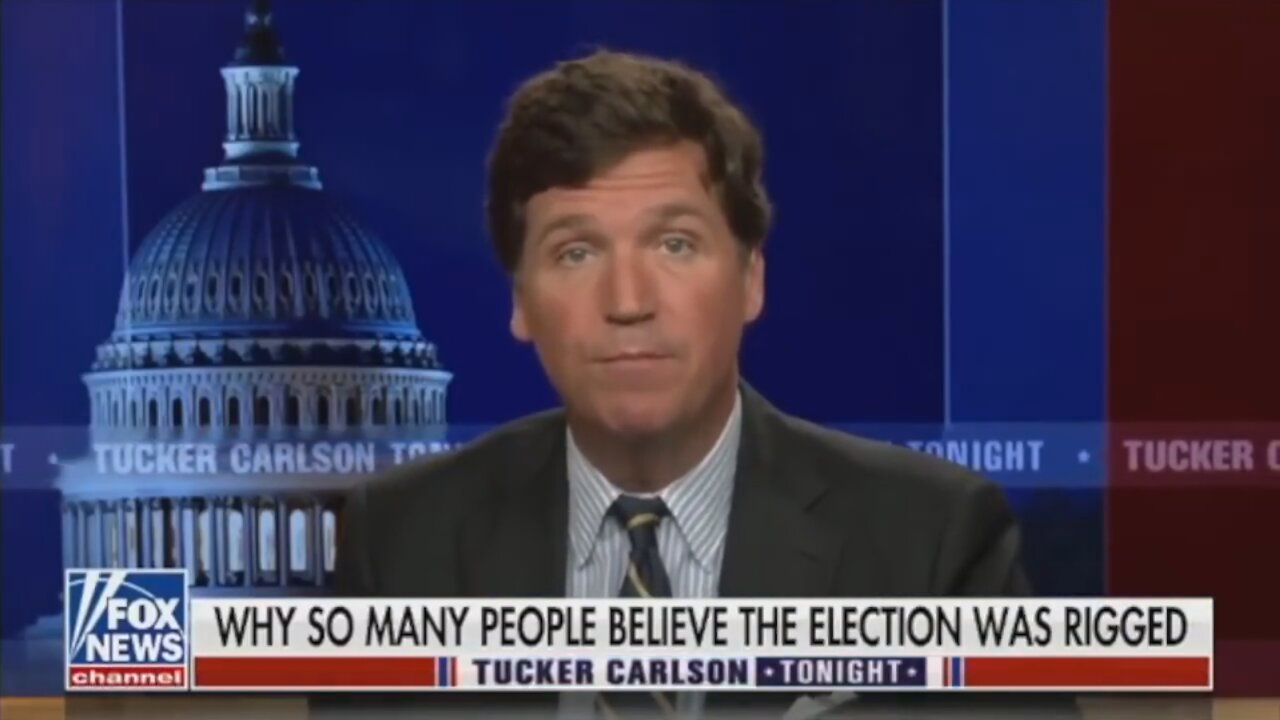 Carlson Reads Tweet: Why Trump Supporters Believe Election Was Rigged