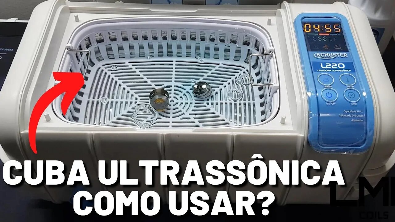 Limpeza de coils e atomizadores na cuba ultrassônica! #vapor