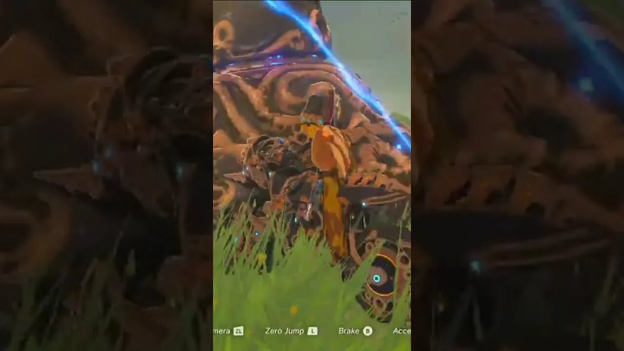 Link On A Bike Fighting Guardians