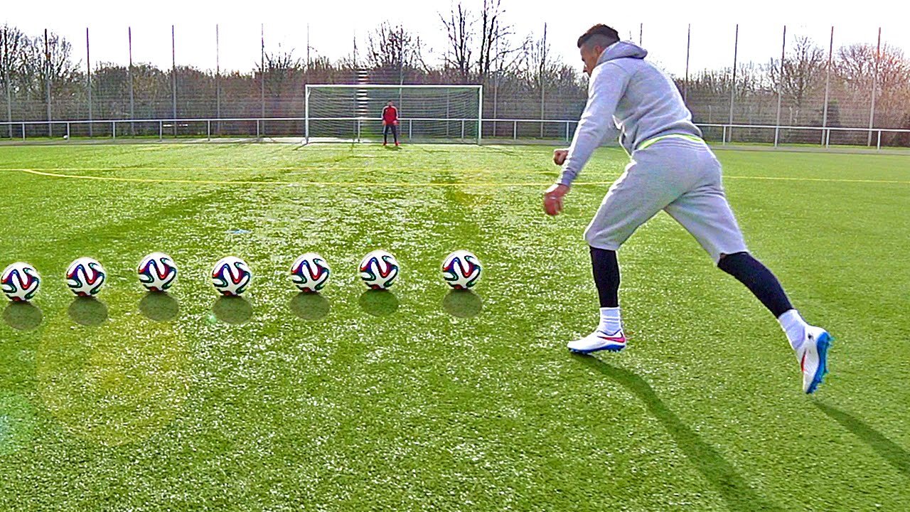 How to shoot a soccer ball with power