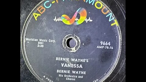 Bernie Wayne His Orchestra and Chorus – Vanessa