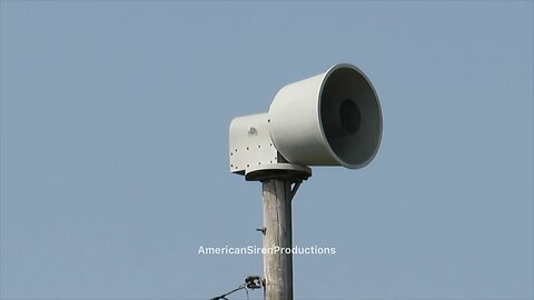 ACA P15 Siren Test, Galesburg, iL