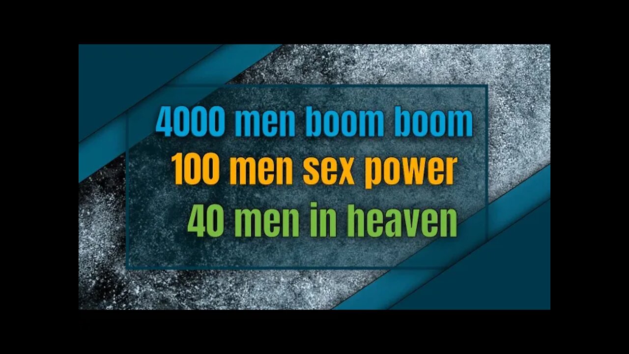 100 men s@x power 40 men of heaven - Christian Prince