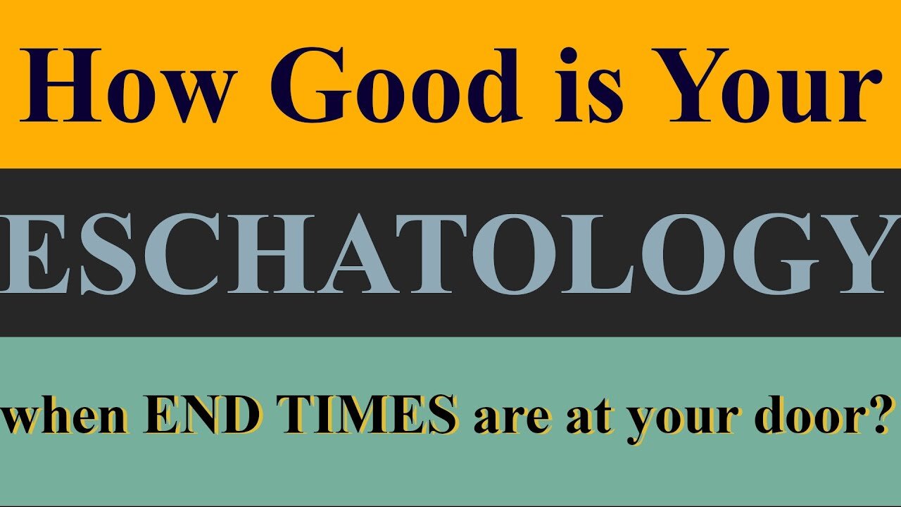 How Good is your Eschatology? The End Times are at the Door and Pastors are IGNORING Jesus' Knocking!