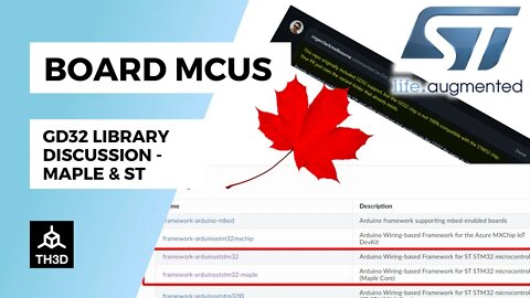 Board MCUs - GD32 Library Discussion - Maple & ST | Livestream | 1PM CST 8/06/21