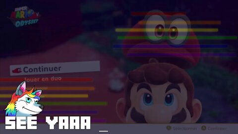 On cause et je m'amuse sur #SuperMarioOdyssey