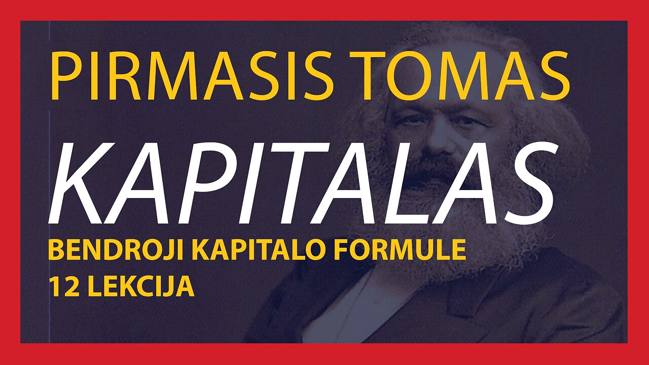 #Teorija. Kapitalo gaminimo procesas: Pinigų virtimas kapitalu (Bendroji kapitalo formulė)