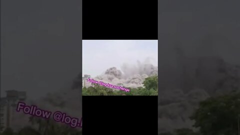 Twintower Collapsed in Noida #twintowers #twintower #buildingcollapse #buildingcollapsed