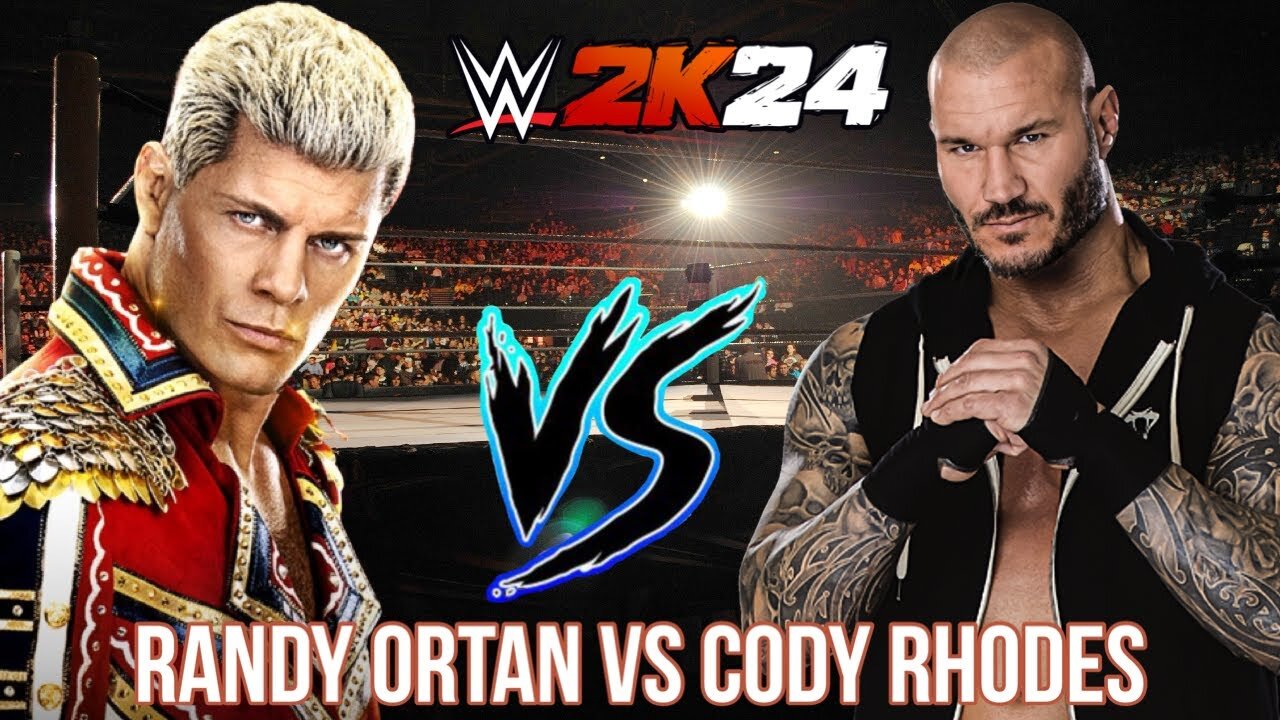 WWE 2K24 Randy Ortan vs Cody Rhodes (PS5 gameplay )