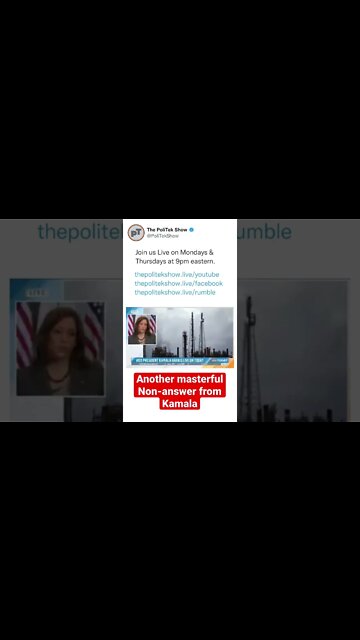 Kamala really has no clue. #shorts