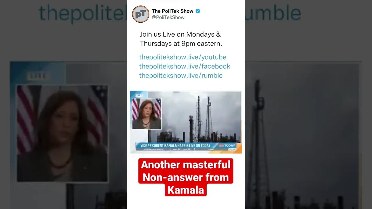 Kamala really has no clue. #shorts