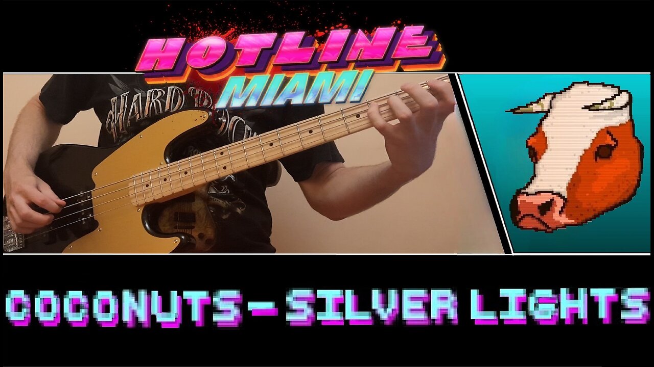 CoConuts - Silver Lights | Bass & Guitar Cover (Hotline Miami OST)