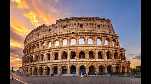 Dinner with a view of the Colosseum in Rome Italy