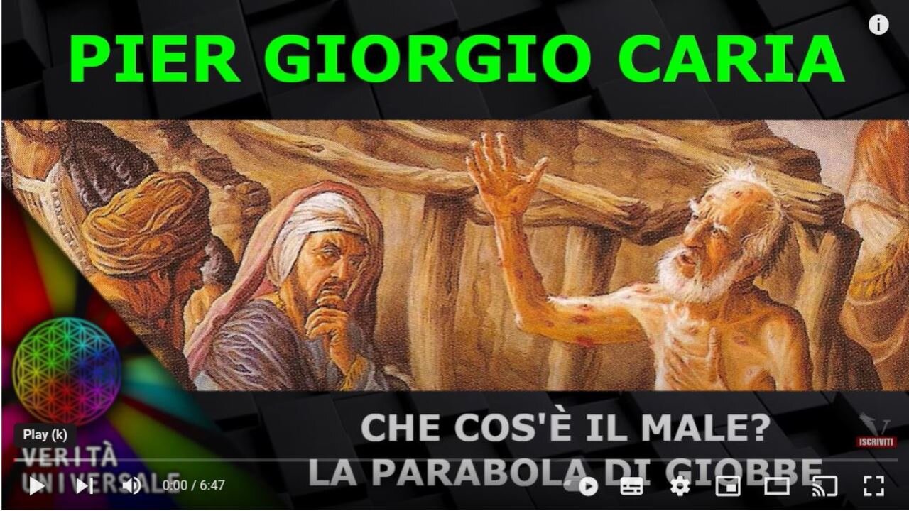 Pier Giorgio Caria - Che Cos'è il Male? La Parabola di Giobbe