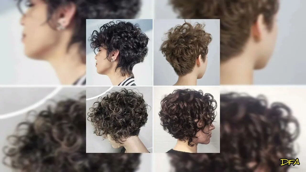 99 CABELOS CURTOS CACHEADOS LINDISSIMOS #hairstyle #curtos #pixiecut #cut