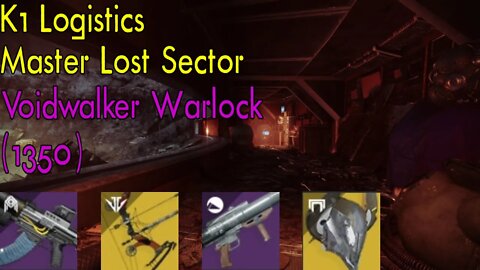 Destiny 2 | K1 Logistics | Master Lost Sector | Solo Flawless | Warlock