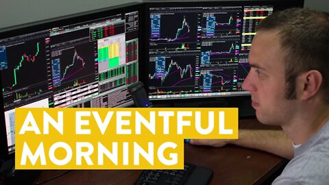 [LIVE] Day Trading | An Eventful Morning!